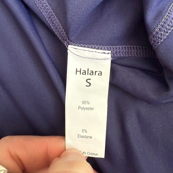 Harala Backless Lace-Up Mesh Layered Mini Dress | Deep Sapphire | Size S - Picture 10 of 10